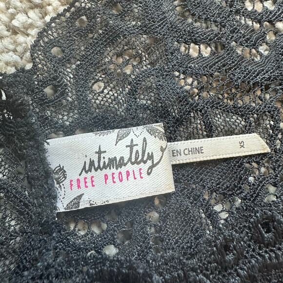Free People Intimately black lace bralette size XS - Picture 4 of 8